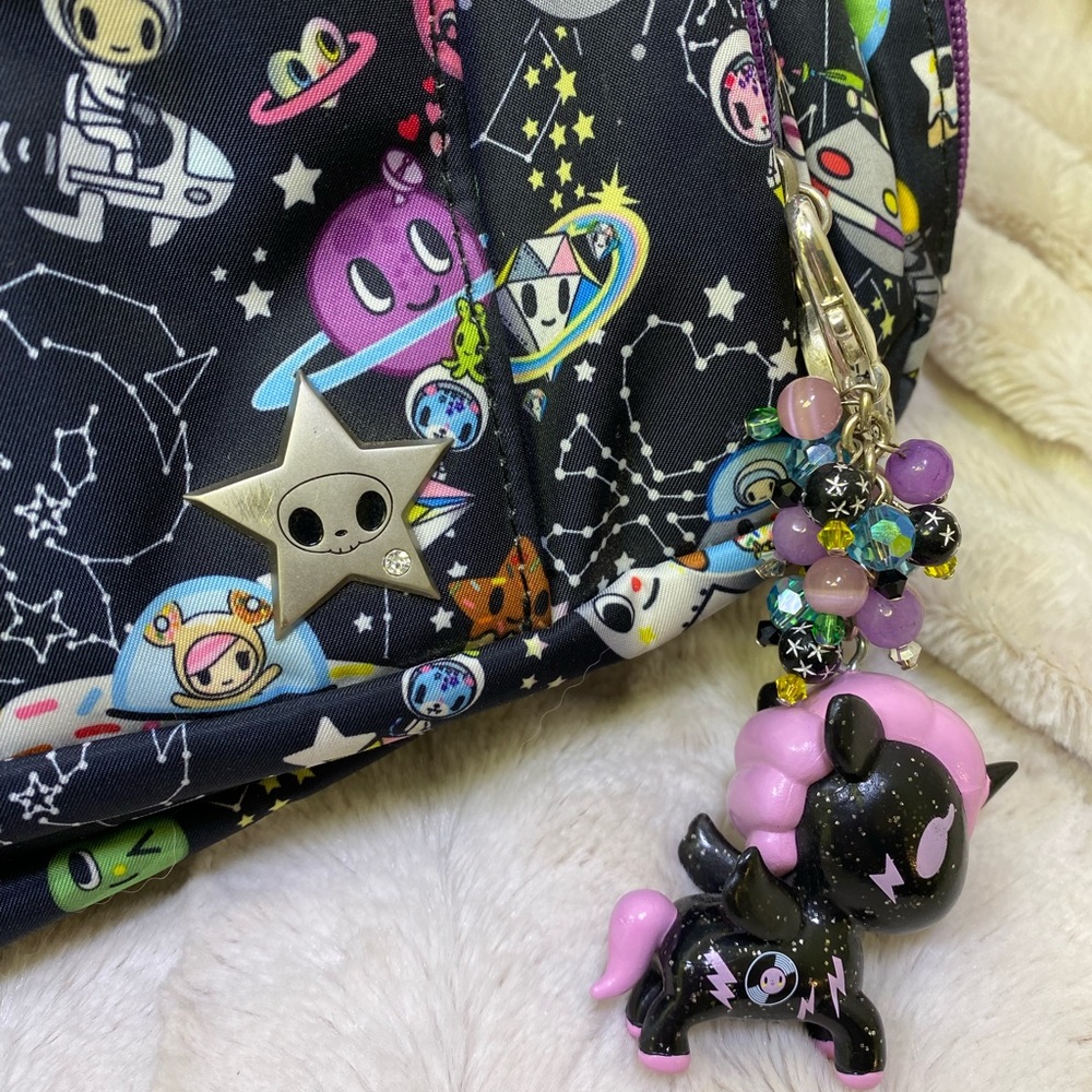 🌈SOLD🌈JuJuBe x Tokidoki Space Place Donut Unicorn Kawaii Full Size Large Pack - Picture 3 of 16